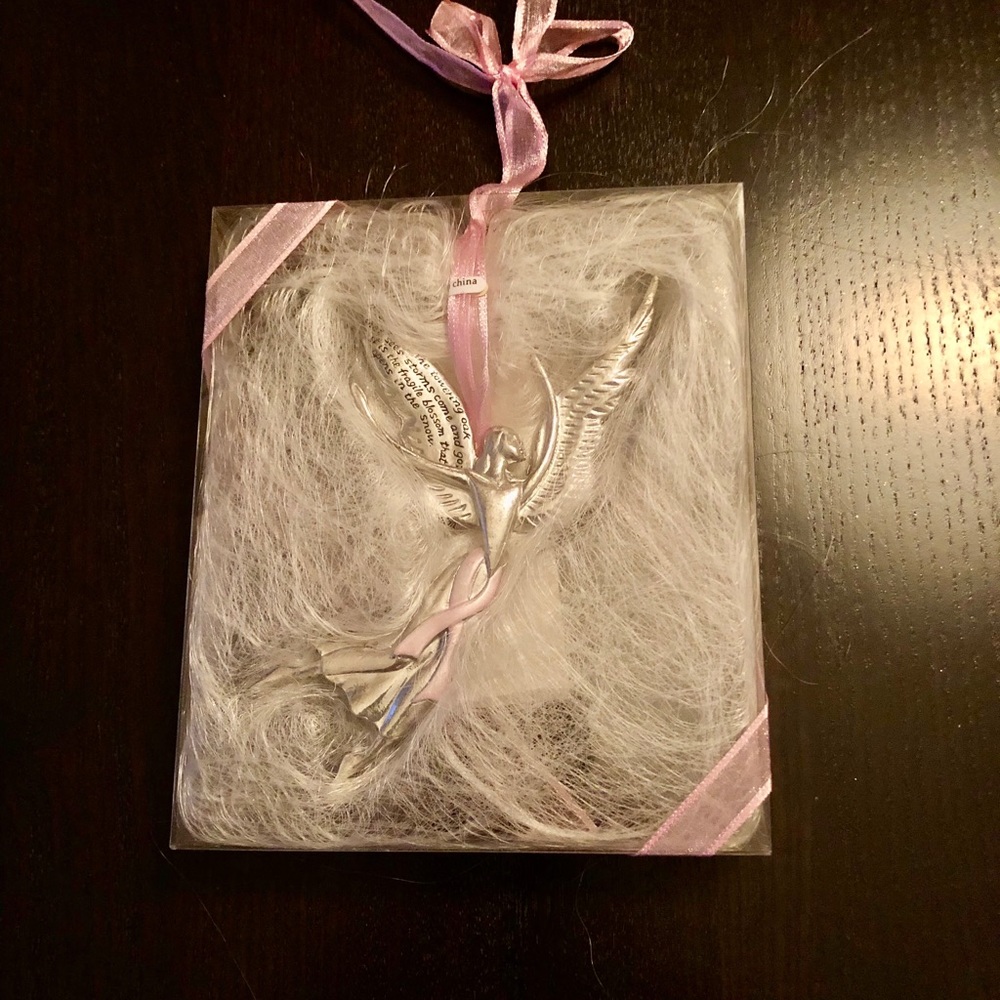 NWT Serenity Courage Breast Cancer Ornament
